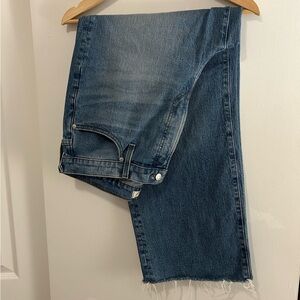 Madewell Perfect Vintage Wide Leg Crop Jean